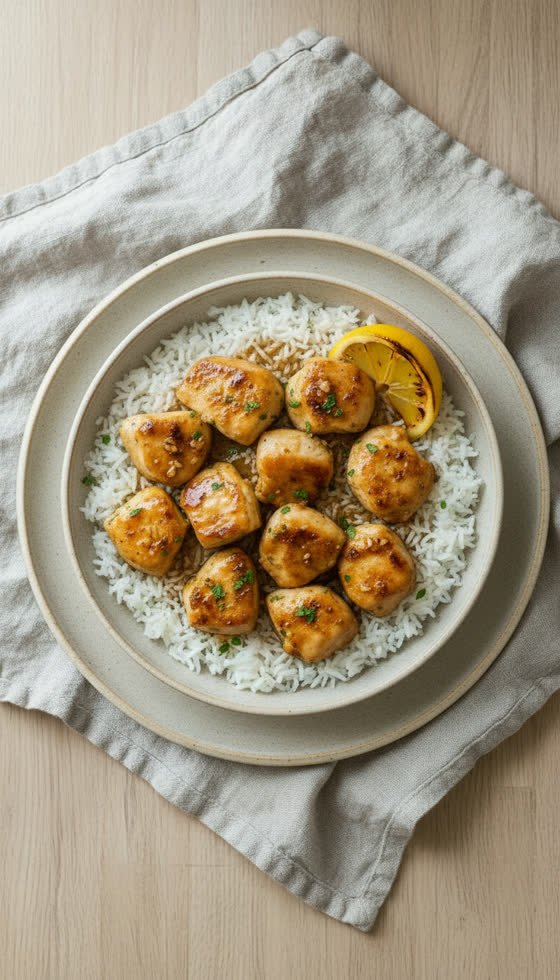 Garlic Butter Chicken Bites