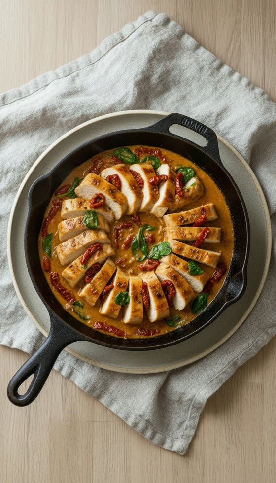 Creamy Sun-Dried Tomato Chicken
