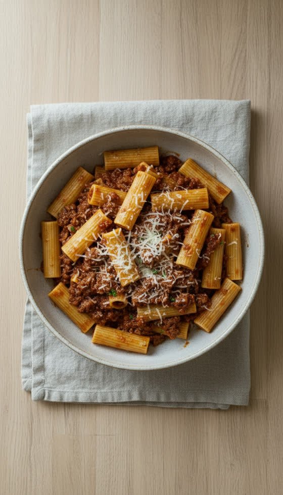Beef Ragu Rigatoni