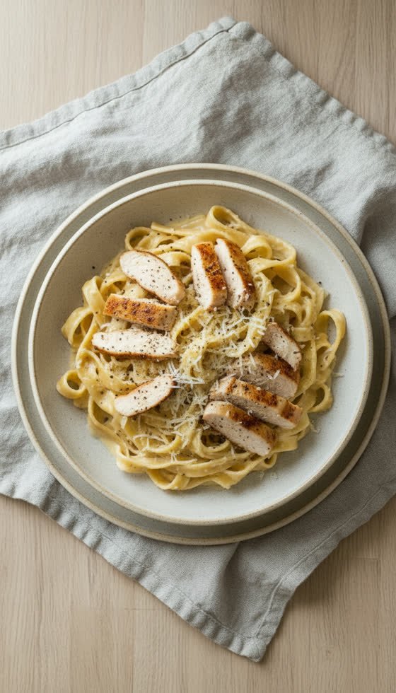 Cottage Cheese Alfredo