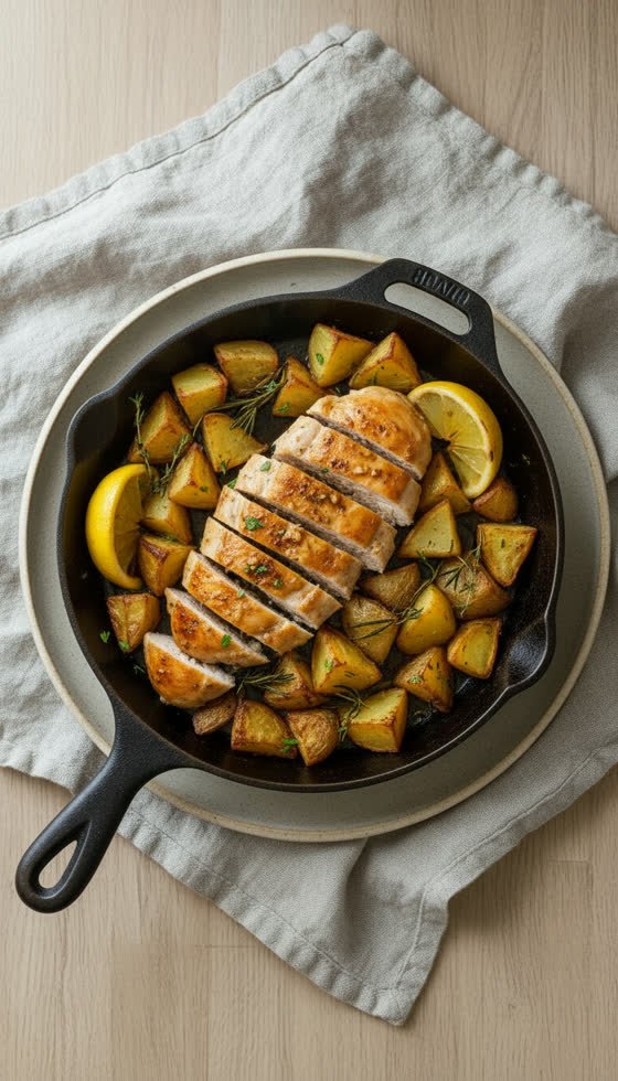 Lemon Herb Chicken and Potatoes