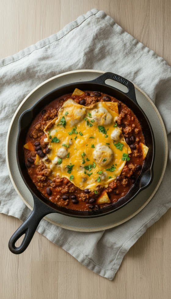 Beef Enchilada Skillet