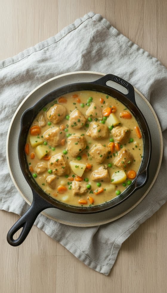 Chicken Pot Pie Skillet