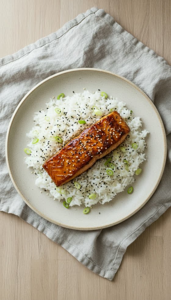 Miso Glazed Salmon