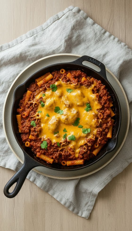 Taco Pasta Skillet