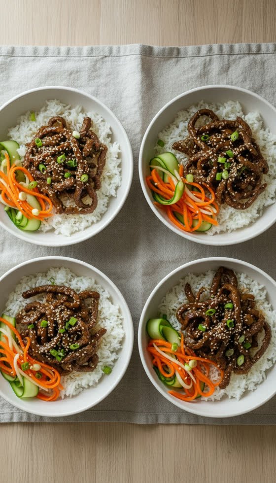 Beef Bulgogi Rice Prep