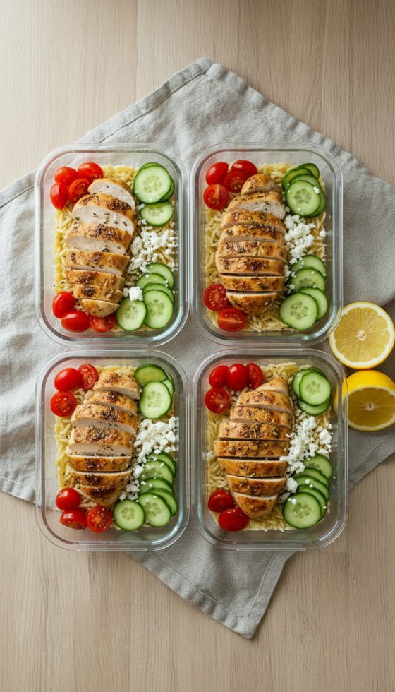Mediterranean Chicken Prep
