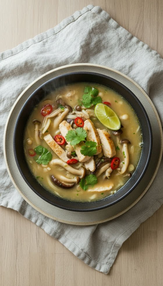 Thai Coconut Chicken Soup