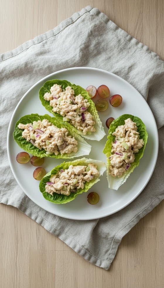 Chicken Salad Lettuce Cups