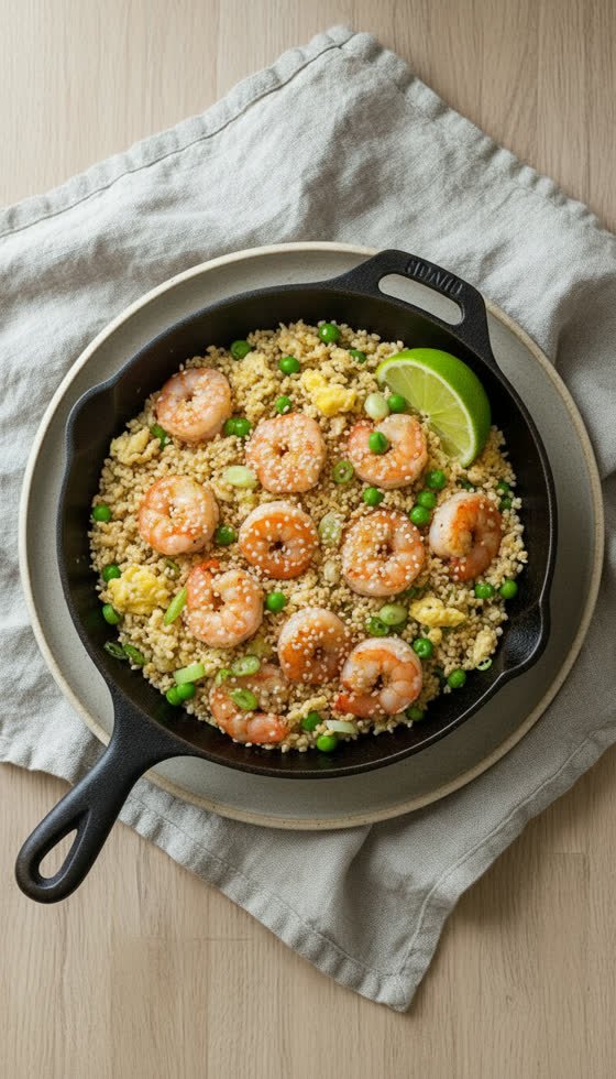 Shrimp and Cauliflower Rice