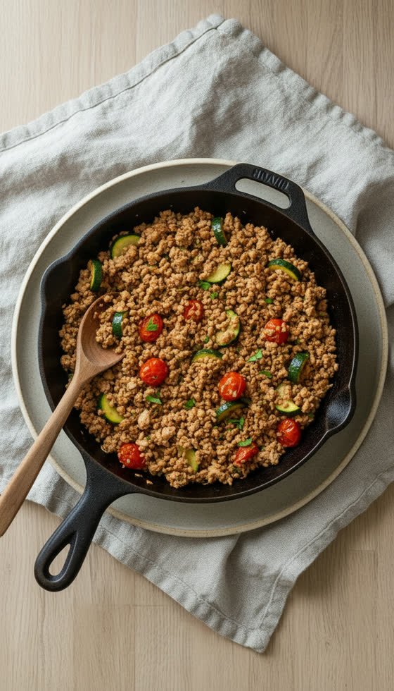 Turkey Zucchini Skillet