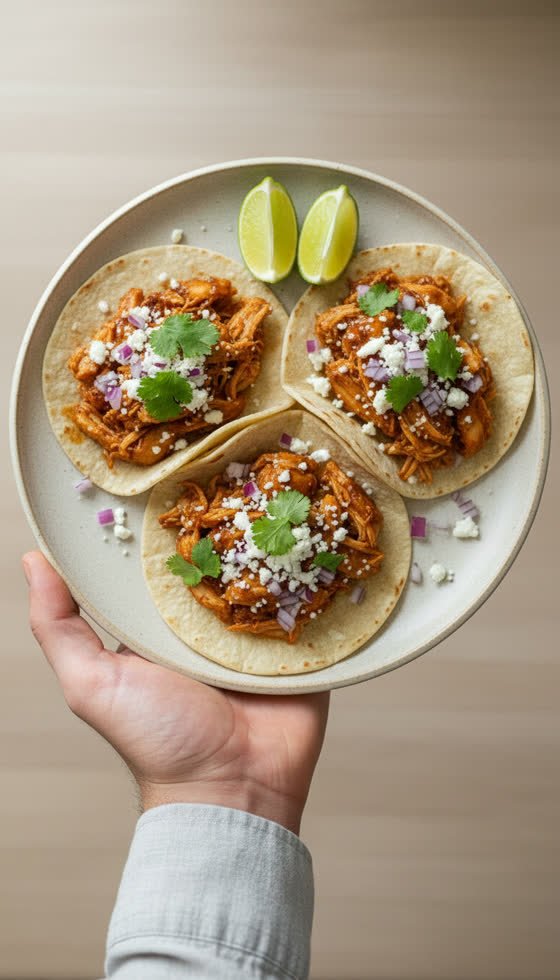 Slow Cooker Chicken Tacos