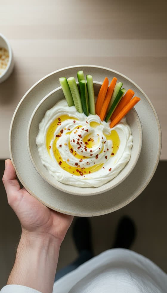 Whipped Cottage Cheese Dip