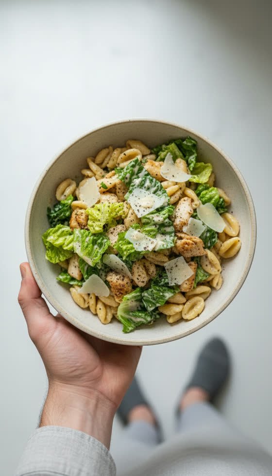 Chicken Caesar Pasta Salad