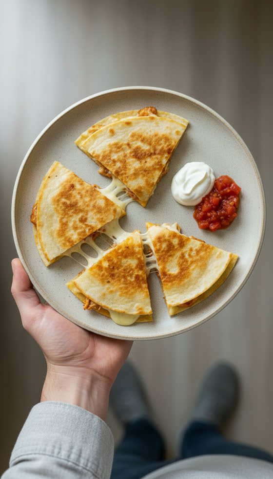 Quick Chicken Quesadillas