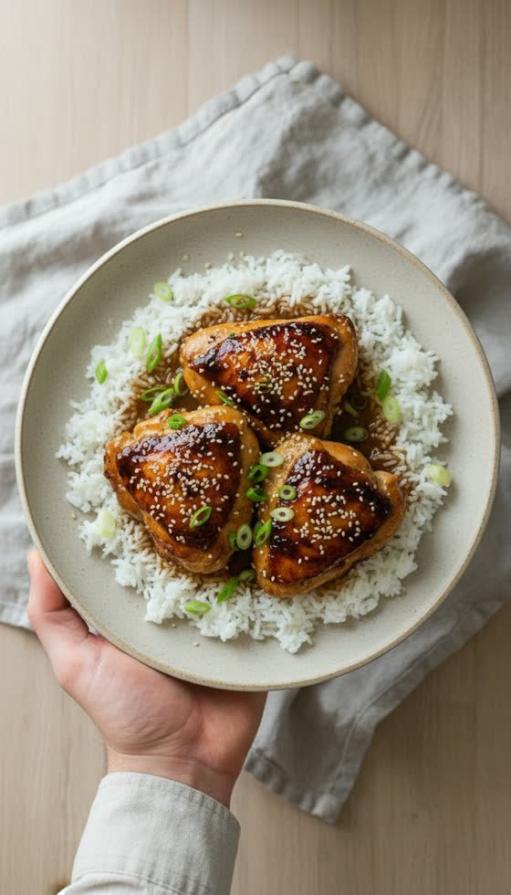 Honey Garlic Chicken Thighs